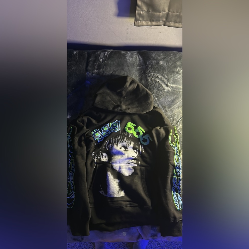 juice wrld x spyder hoodie